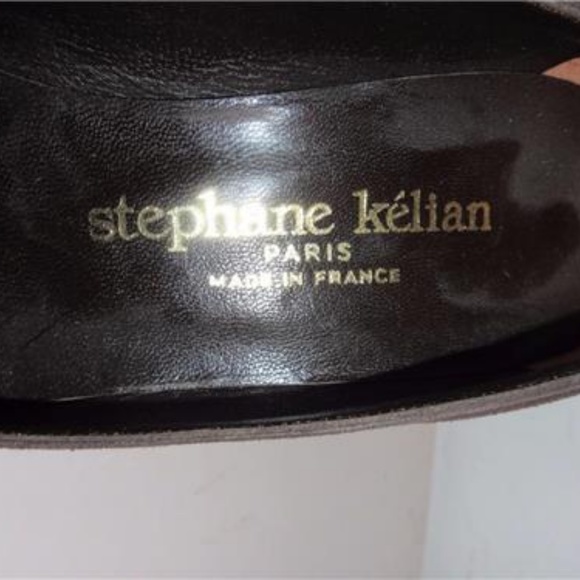 NEW WOMENS STEPHANE KELIAN BROWN SUEDE PUMPS 7.5 - Picture 3 of 6